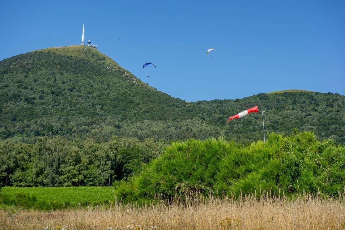 Atterrissage Puy de Dôme Taillerie