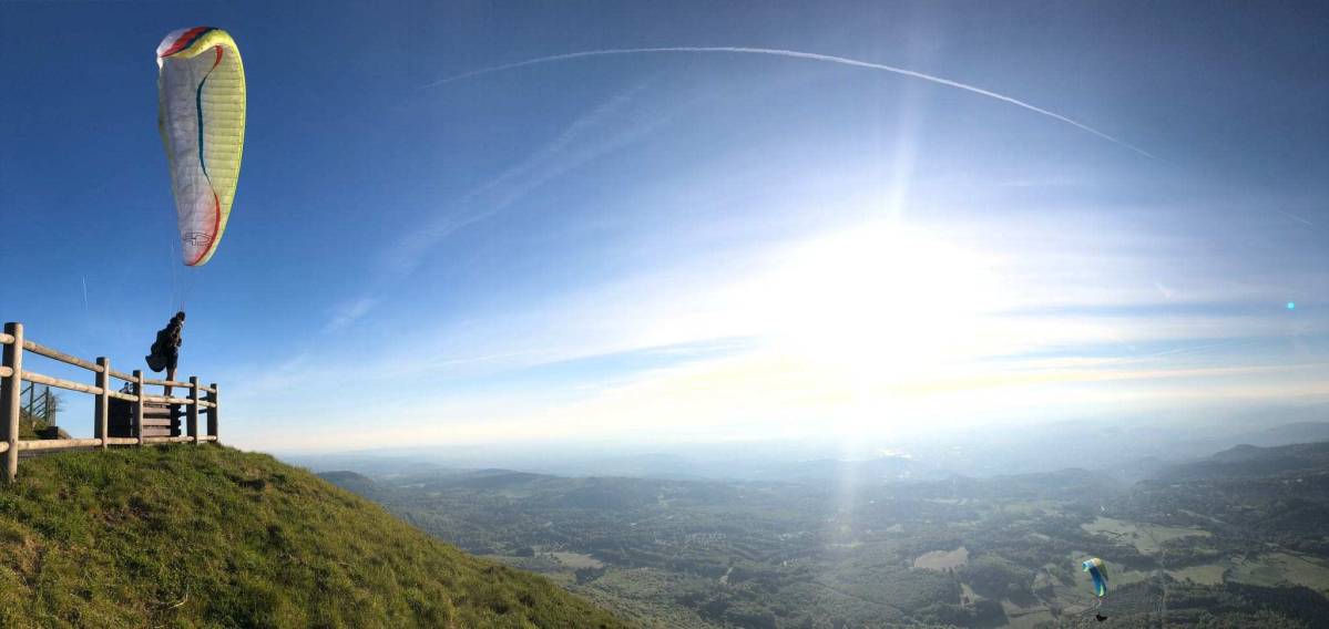 gonflage parapente puy de dome barrière