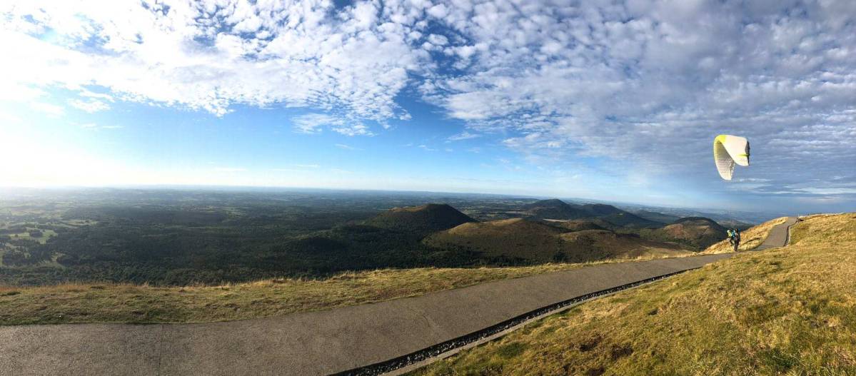 gonflage parapente puy de dome