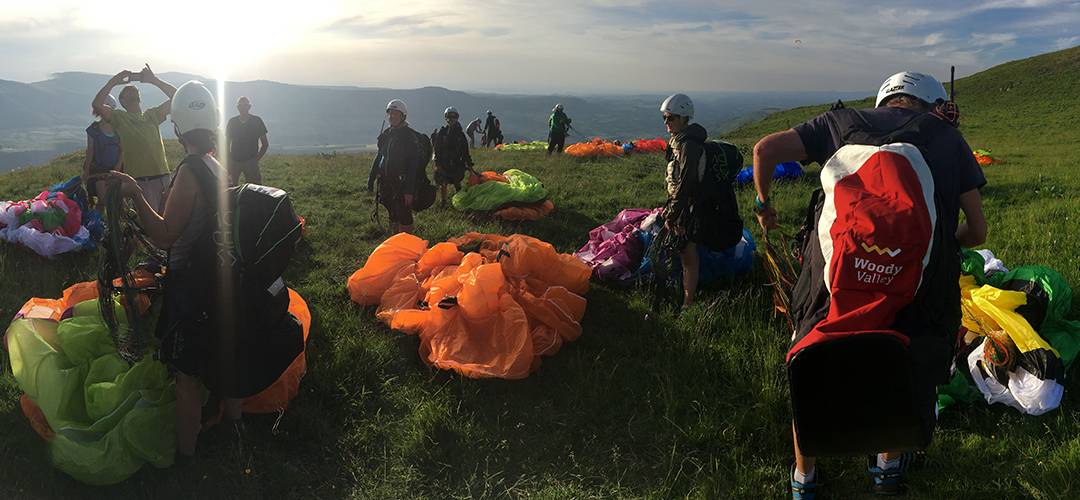 Apprendre le parapente en stage