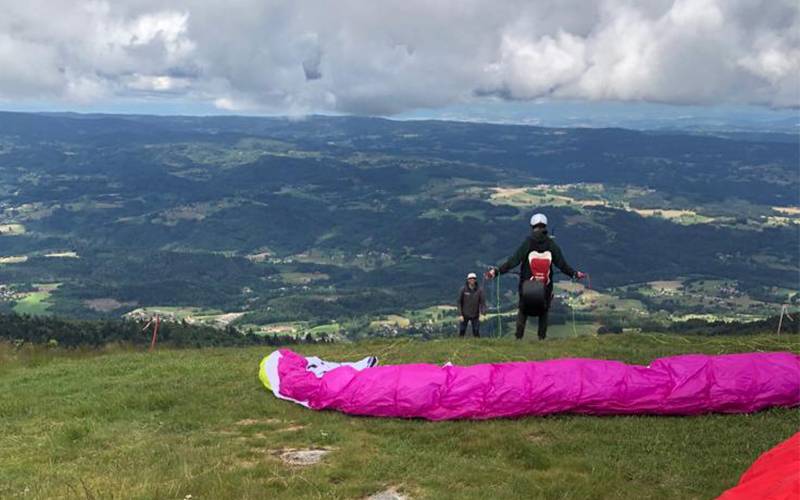 Mont-Chouvé Job parapente