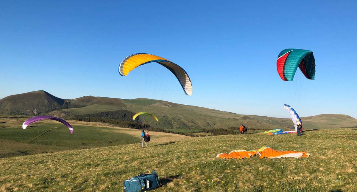 gonflage voile parapente EN A