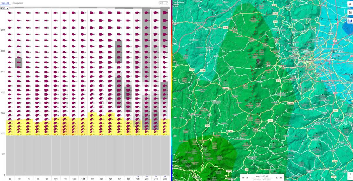 application meteo parapente