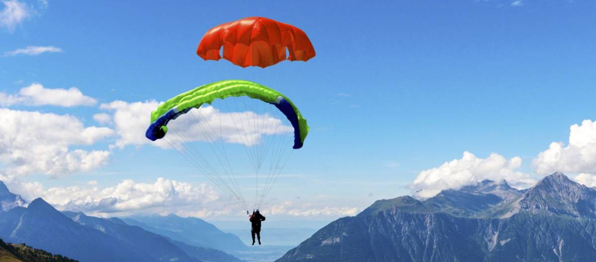 parachute de secours en promotion