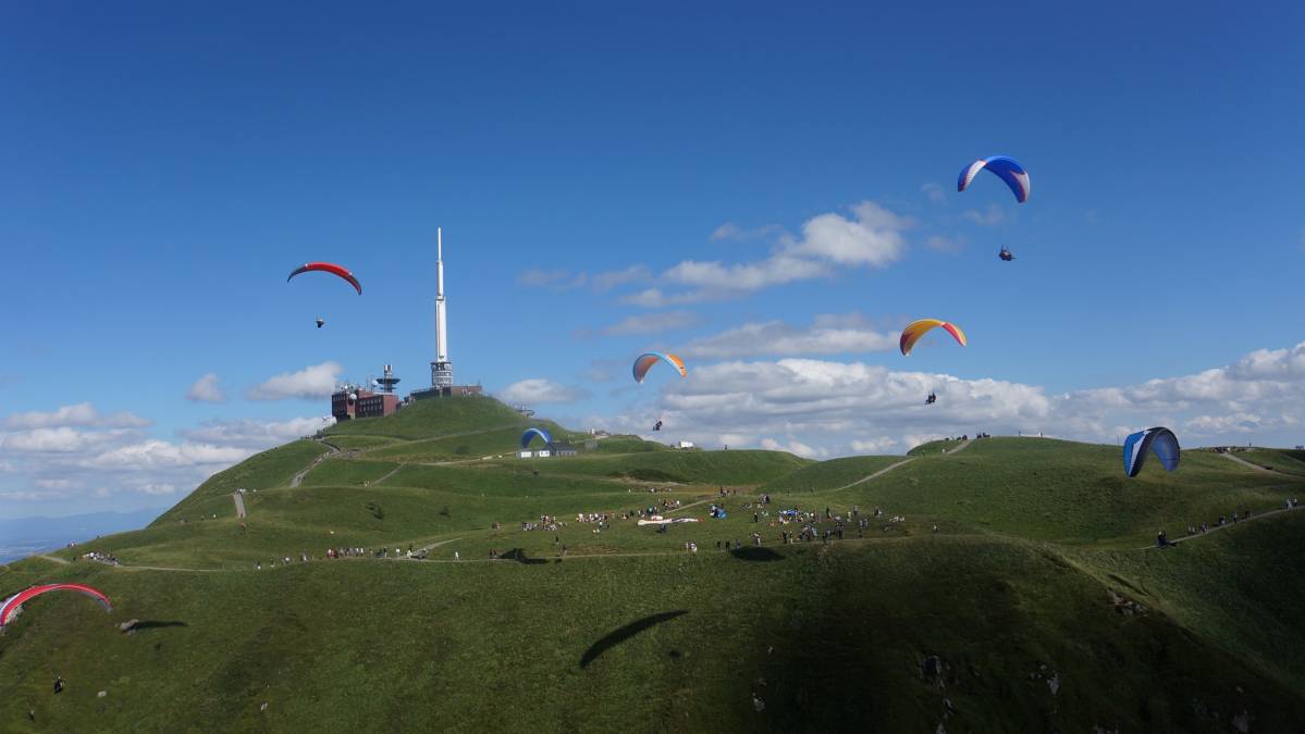 baptême parapente puy de dôme covid