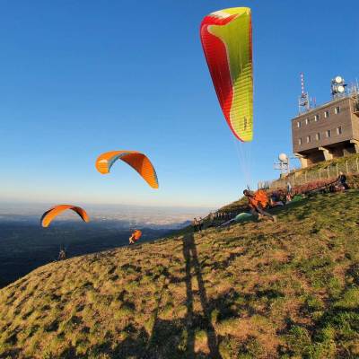 décollage parapente puy de dome