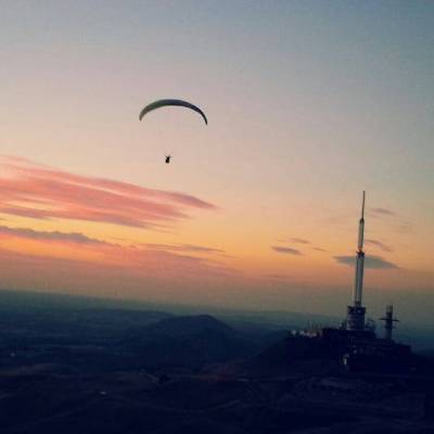 parapente antenne puy de dome