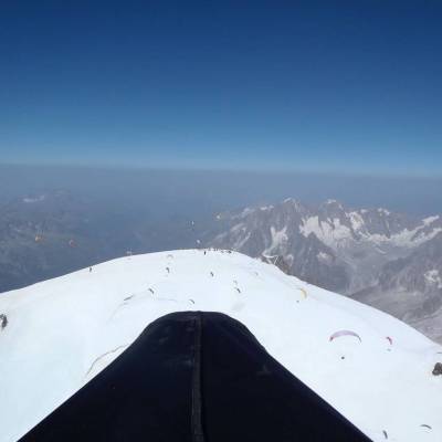 parapente mont blanc