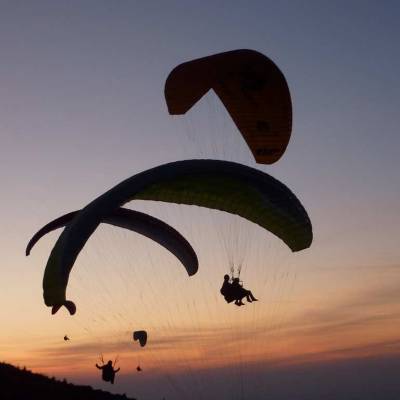 parapente nuit