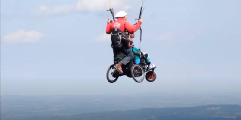 baptême parapente handicap