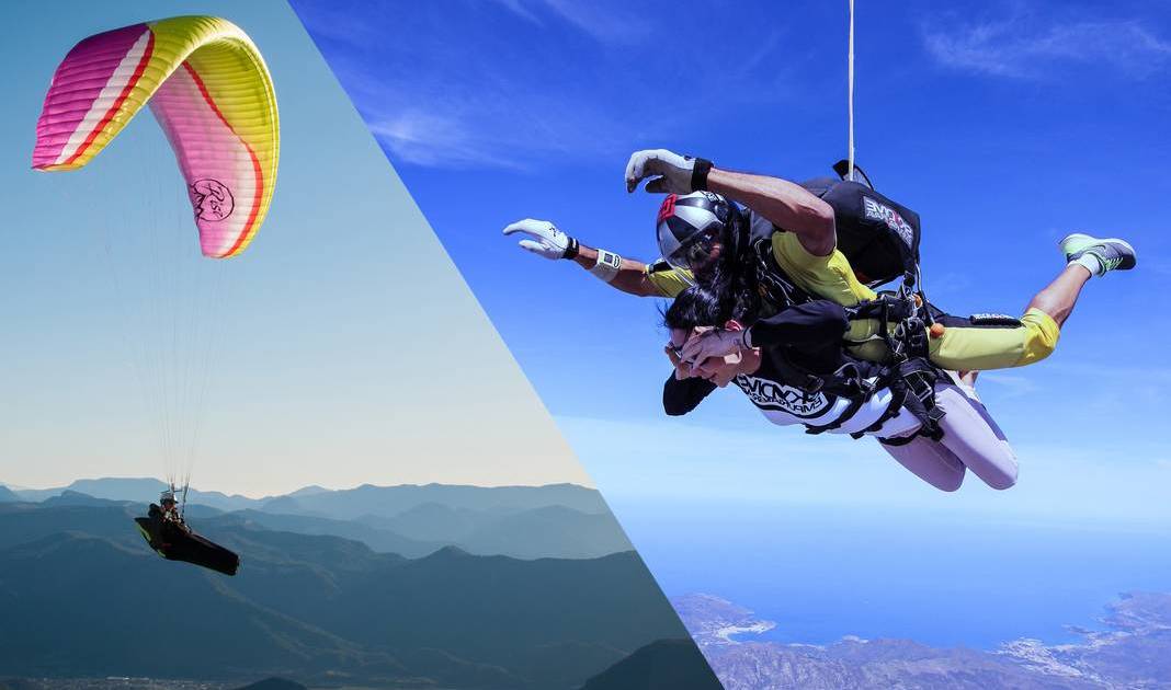 Parachute or paraglider: what are the differences?