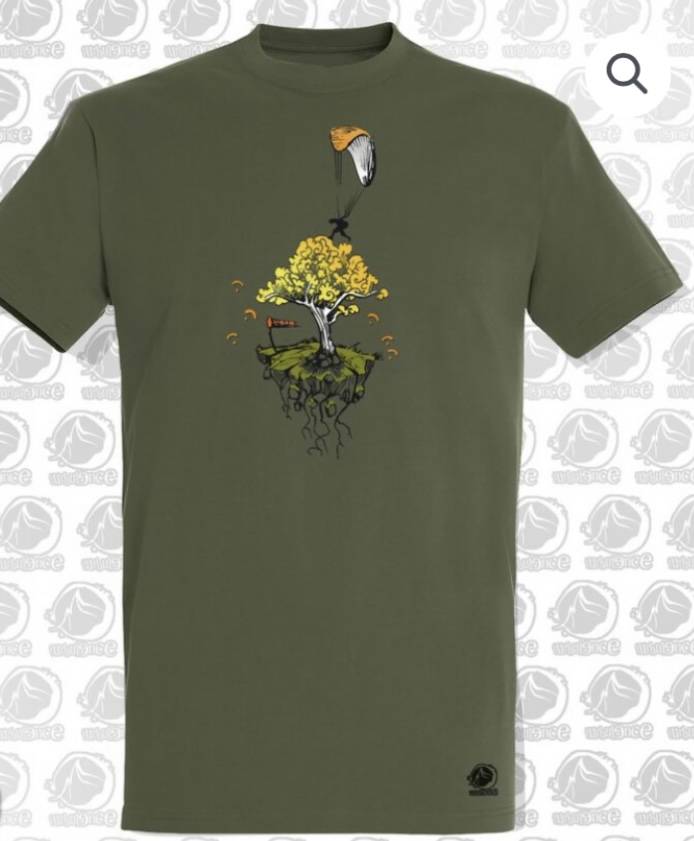 T Shirt Turbulence Dans l'arbre homme