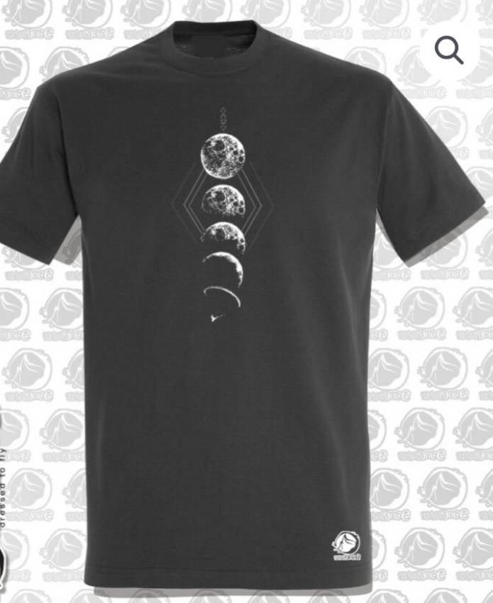 T Shirt Turbulence Luna homme