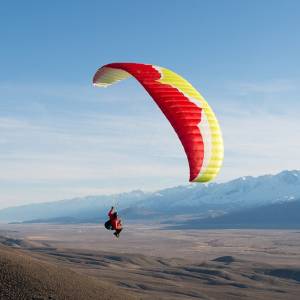 voile Ultralite IV Ozone citron et rouge