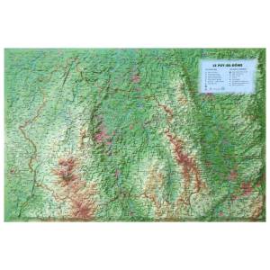 Carte relief 3D map