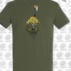 T Shirt Turbulence Dans l'arbre homme