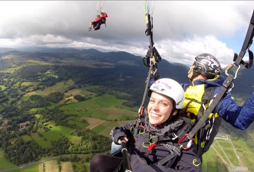 Baptême parapente Puy de Dôme longue durée