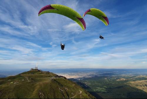 Baptême parapente Puy de Dôme VIP