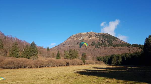 atterrissage ouest ceyssat au Puy de Dôme