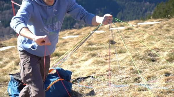 peigne suspente parapente