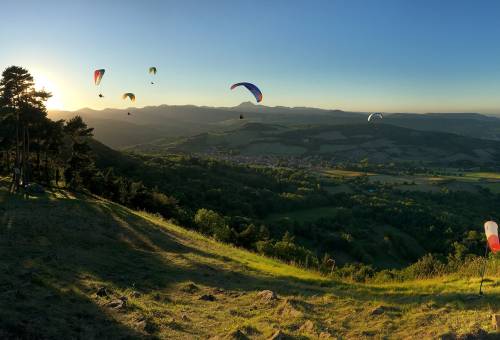 Stage parapente progression Auvergne